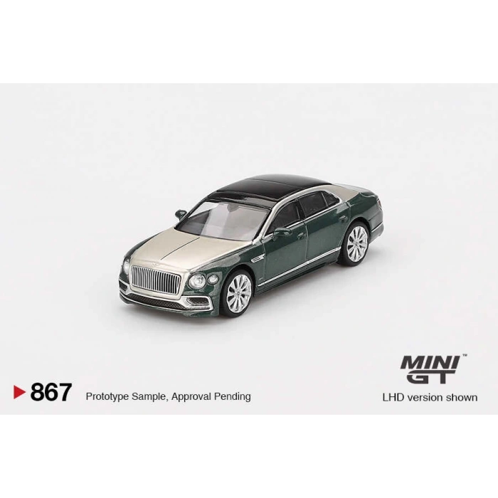 Mini GT 1/64 Bentley Flying Spur White Sand Verdant