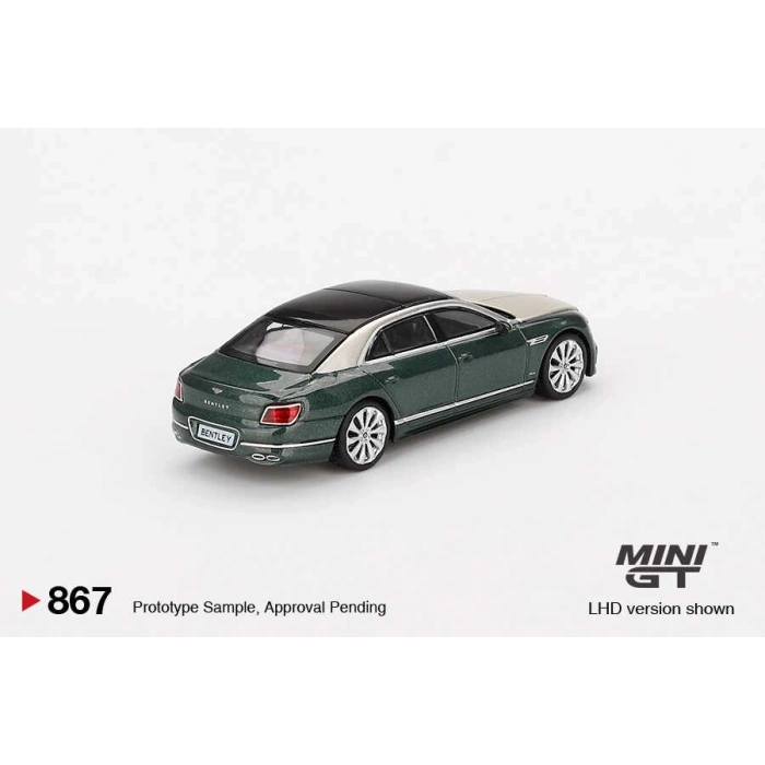 Mini GT 1/64 Bentley Flying Spur White Sand Verdant