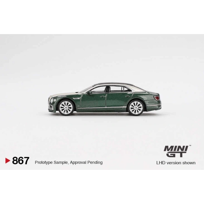 Mini GT 1/64 Bentley Flying Spur White Sand Verdant