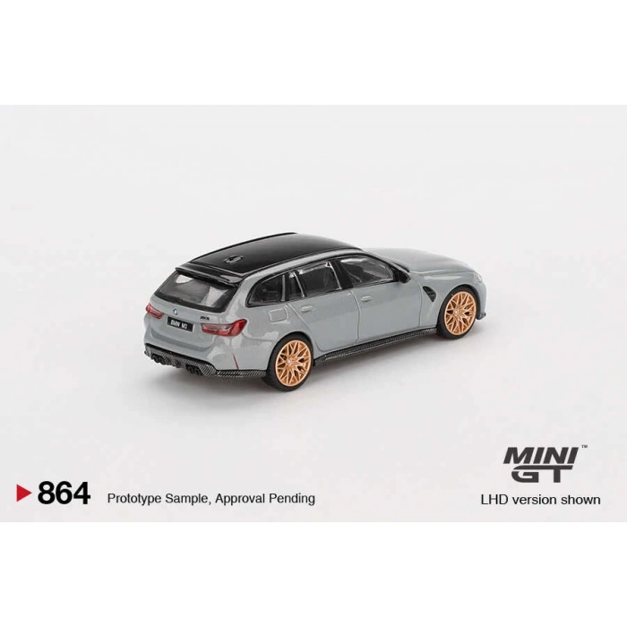 Mini GT MGT00864 1/64 BMW M3 Competition Touring Brooklyn Grey