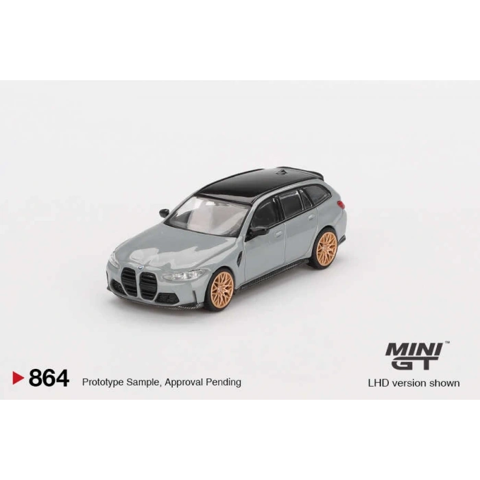 Mini GT MGT00864 1/64 BMW M3 Competition Touring Brooklyn Grey