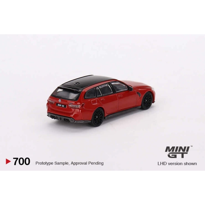 MINI GT MGT007001/64 BMW M3 Competition Touring Toronto Red Metallic