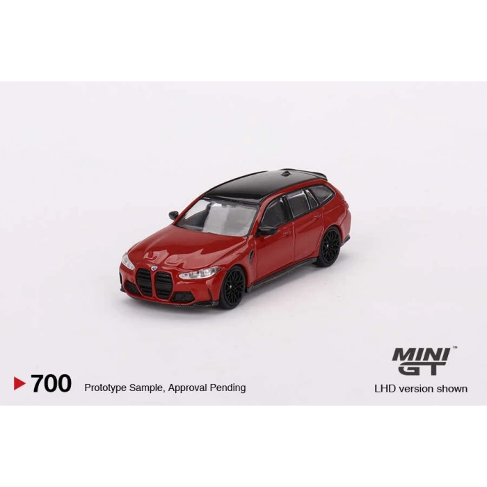 MINI GT MGT007001/64 BMW M3 Competition Touring Toronto Red Metallic