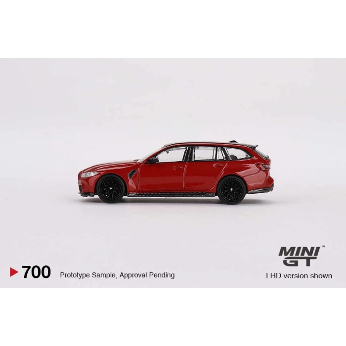 MINI GT MGT007001/64 BMW M3 Competition Touring Toronto Red Metallic