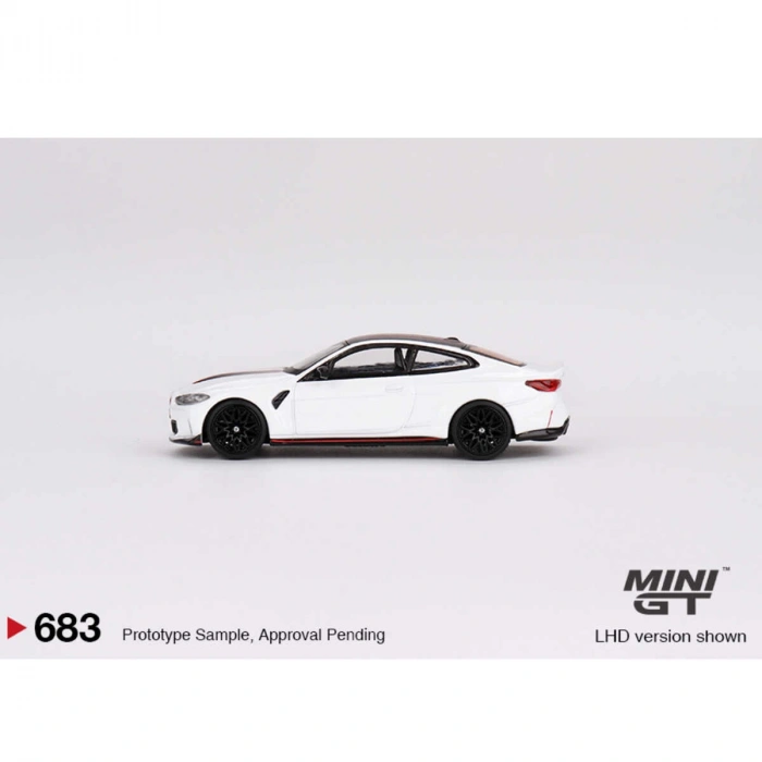 Mini GT 1/64 BMW M4 CSL Alpine White MGT00683