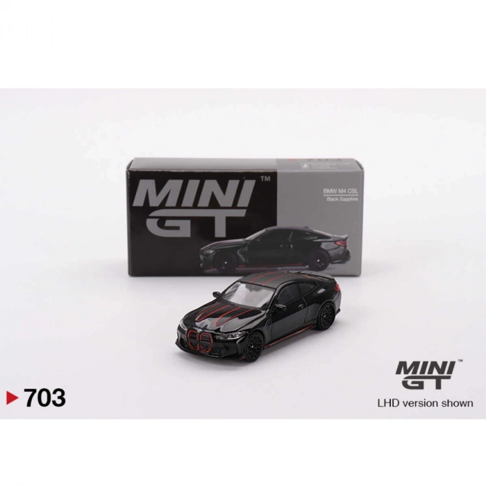 Mini GT 1/64 BMW M4 CSL Black Sapphire MGT00703