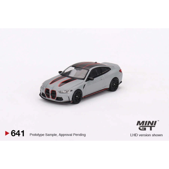 Mini GT MGT00641 1/64 BMW M4 CSL (G82) Frozen Brooklyn Grey Metallic