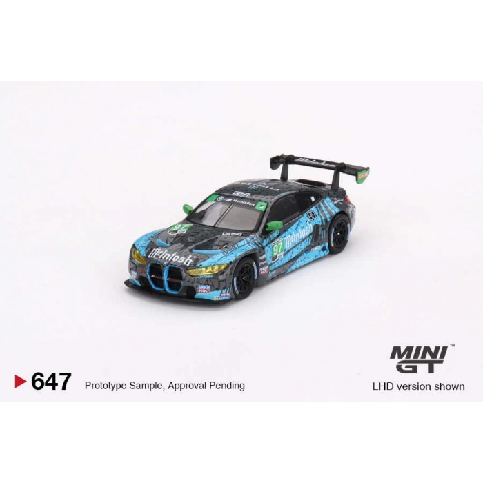 Mini GT 1/64 BMW M4 GT3 Turner Motorsport IMSA 2023 Laguna Seca GTD 2nd Place MGT00647