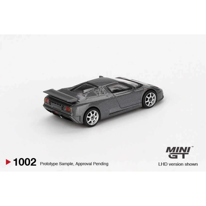 Mini GT MGT01002 1/64 Bugatti EB110 Super Sport Grigio Scuro