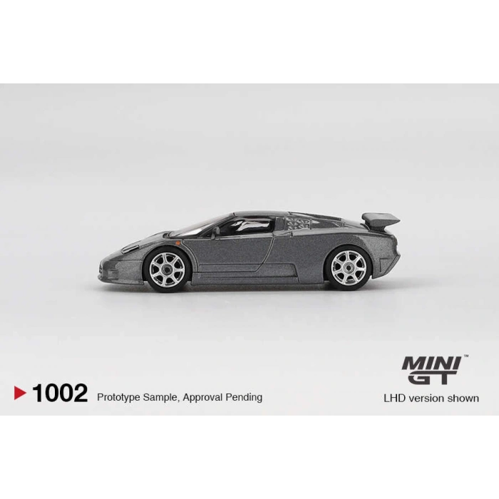 Mini GT MGT01002 1/64 Bugatti EB110 Super Sport Grigio Scuro