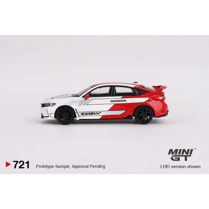 Mini GT MGT00721 1/64 Honda Civic Type R #2 2023 Pace Car White