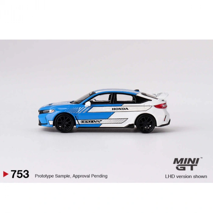 Mini GT MGT00753 1/64 Honda Civic Type R 2023 Pace Car Blue