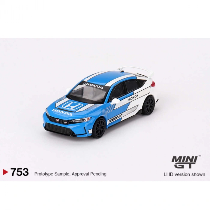 Mini GT MGT00753 1/64 Honda Civic Type R 2023 Pace Car Blue