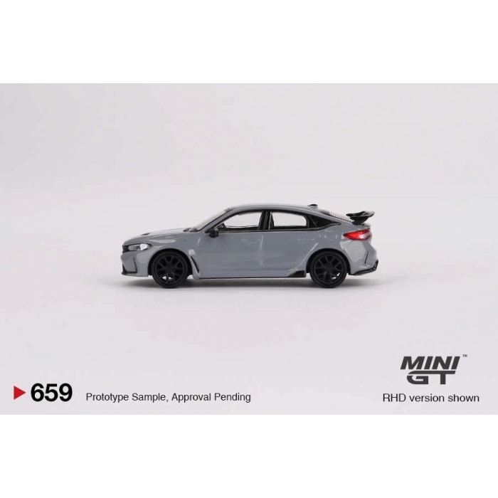Mini GT MGT00659 1/64 Honda Civic Type R Sonic Gray Pearl 2023