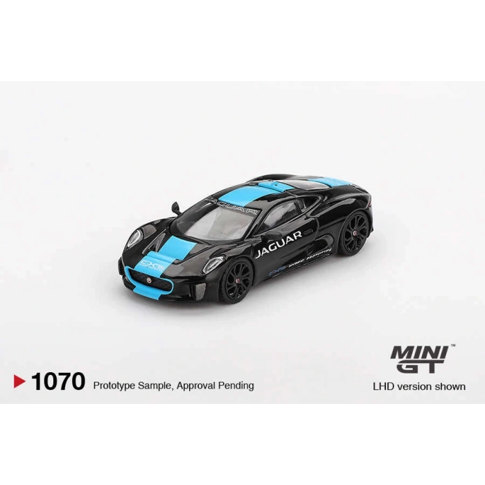 Mini GT MGT01070 1/64 Jaguar C-X75 Black