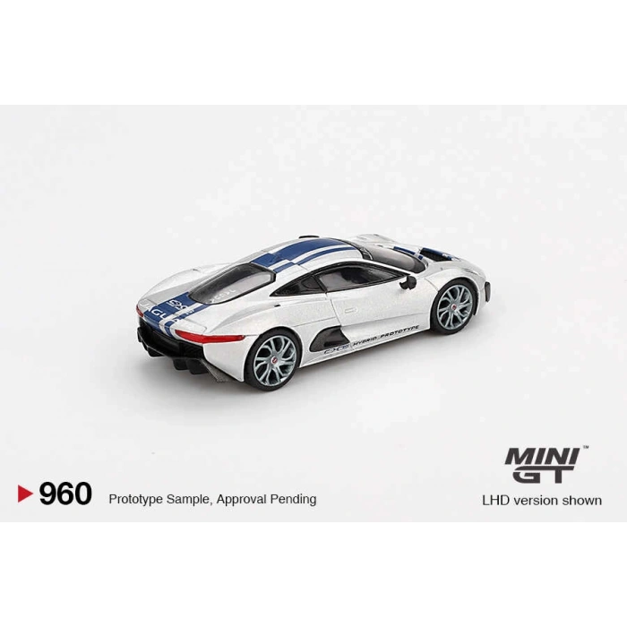 Mini GT 1/64 Jaguar C-X75 Silver