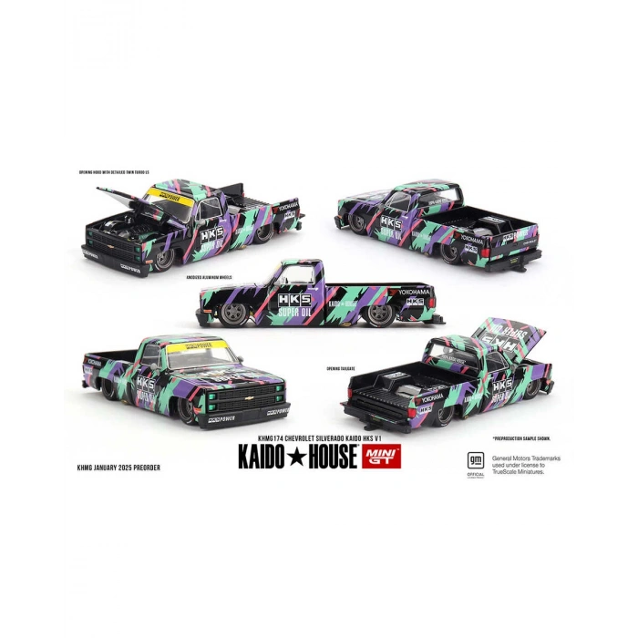 Mini GT 1/64 Kaido House Chevrolet Silverado KAIDO HKS V1