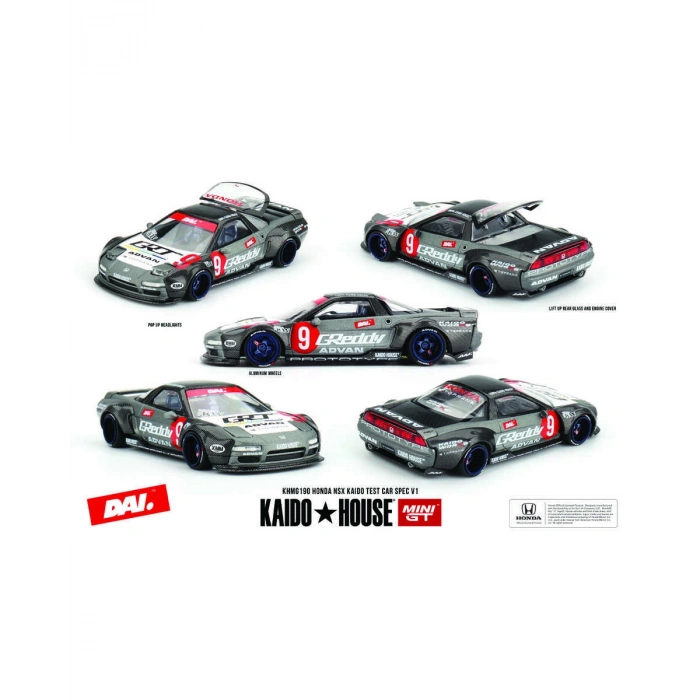 Mini GT 1/64 Kaido House Honda NSX Kaido Test Car Spec V1 KHMG190