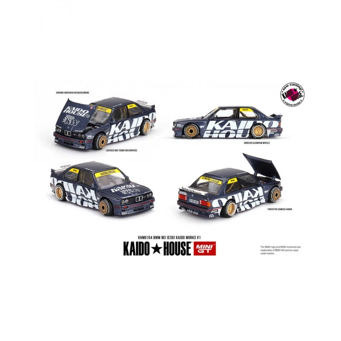 Mini GT 1/64 KaidoHouse BMW M3 (E30) Kaido Works V1