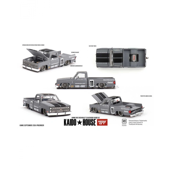 Mini GT 1/64 [KaidoHouse x MiniGT] Chevrolet Silverado KAIDO V2