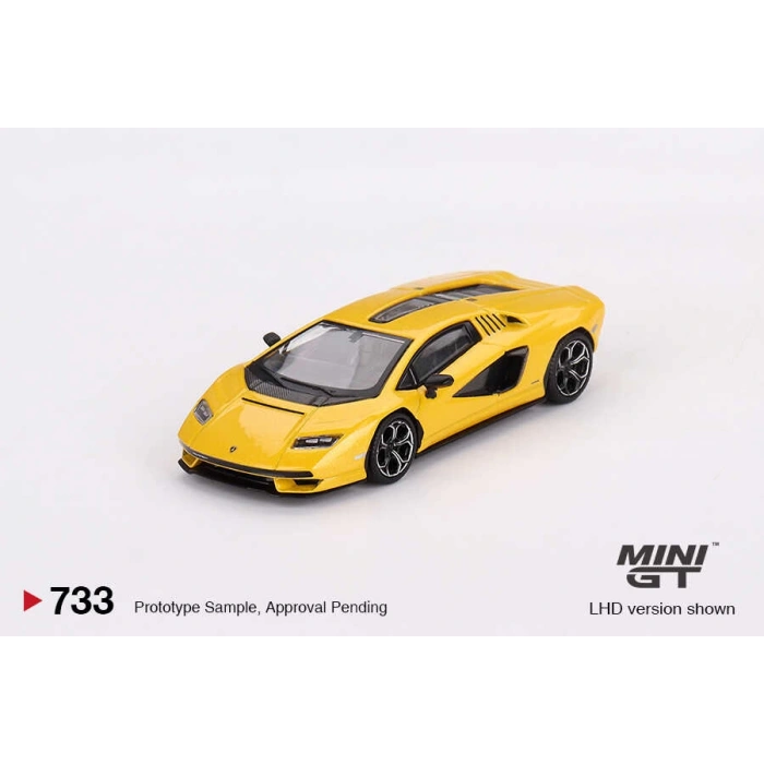Mini GT  MGT00733 1/64 Lamborghini Countach LPI 800-4 New Giallo Orion