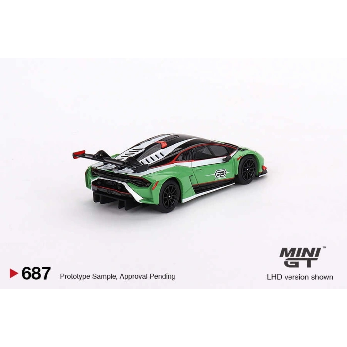 Mini GT MGT00687 1/64 Lamborghini Huracán GT3 EVO2 Presentation
