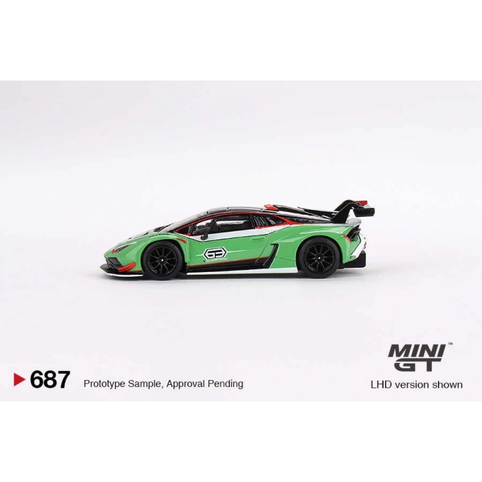 Mini GT MGT00687 1/64 Lamborghini Huracán GT3 EVO2 Presentation