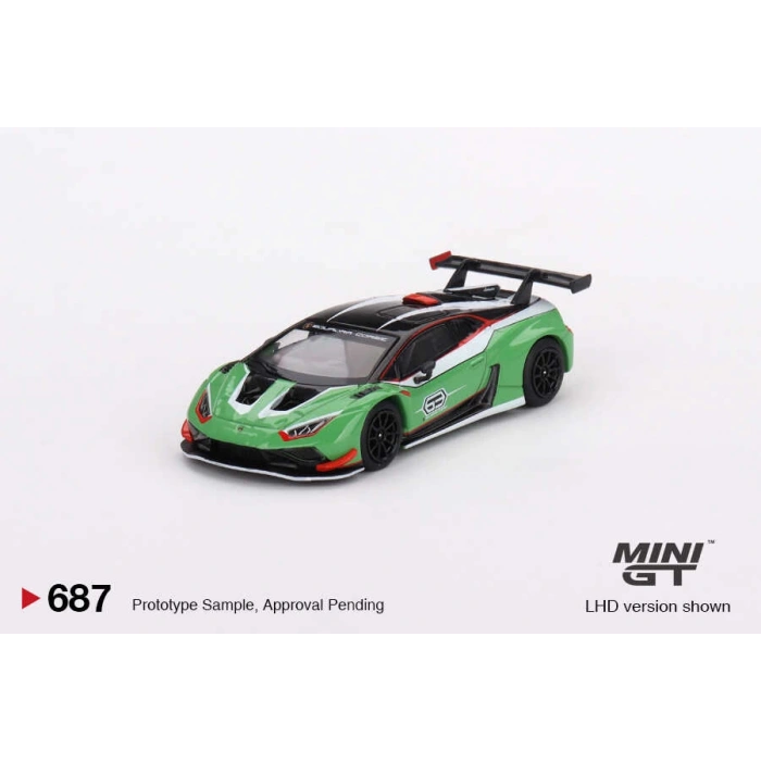 Mini GT MGT00687 1/64 Lamborghini Huracán GT3 EVO2 Presentation