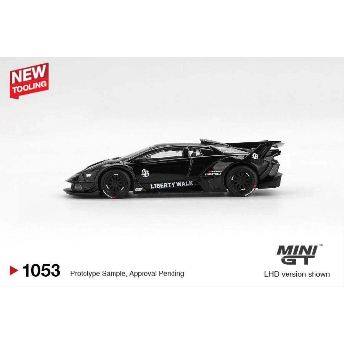 Mini GT MGT01053 1/64 Lamborghini LB-Silhouette WORKS MURCIELAGO GT Evo Black