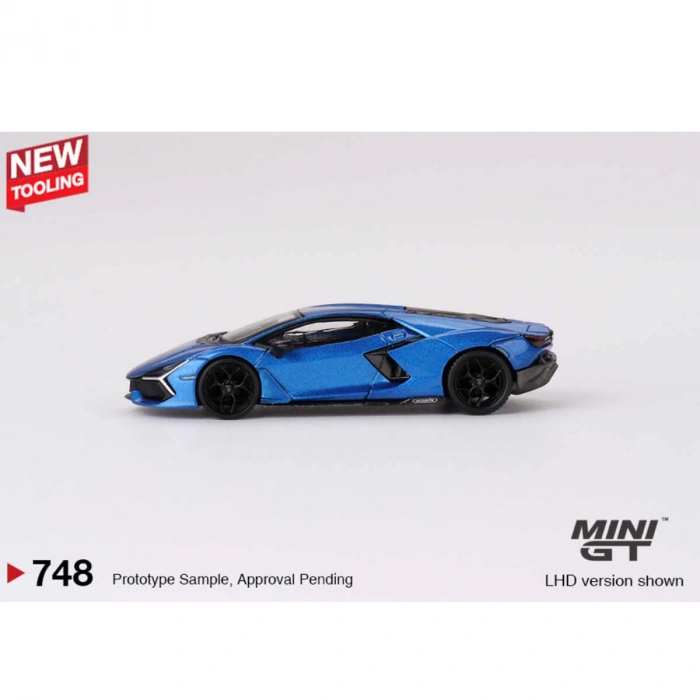 Mini GT MGT00748 1/64 Lamborghini Revuelto Blu Eleos