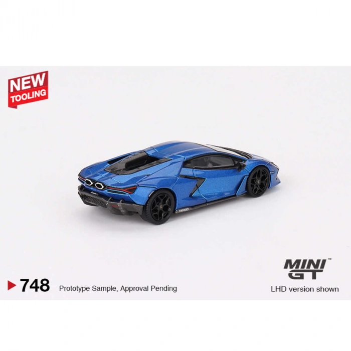 Mini GT MGT00748 1/64 Lamborghini Revuelto Blu Eleos