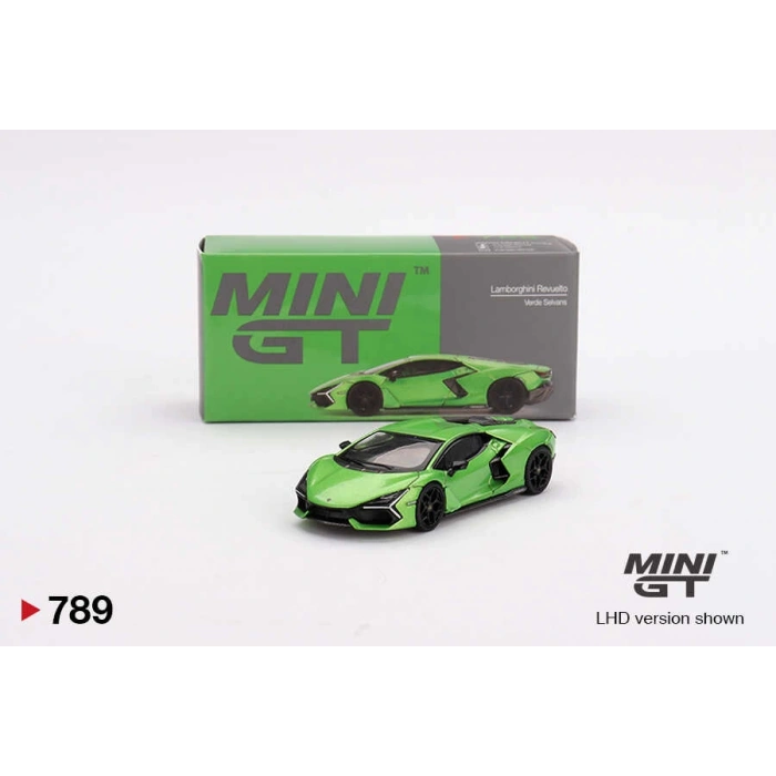 Mini GT MGT00789 1/64 Lamborghini Revuelto Verde Selvans
