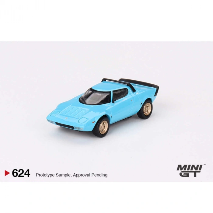 Mini GT MGT00624 1/64 Lancia Stratos HF Stradale Azzuro Chiaro