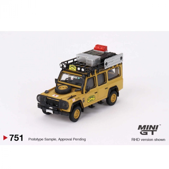 Mini GT 1/64 Land Rover Defender 110 1989 Camel Trophy Amazon Team Japan MGT00751