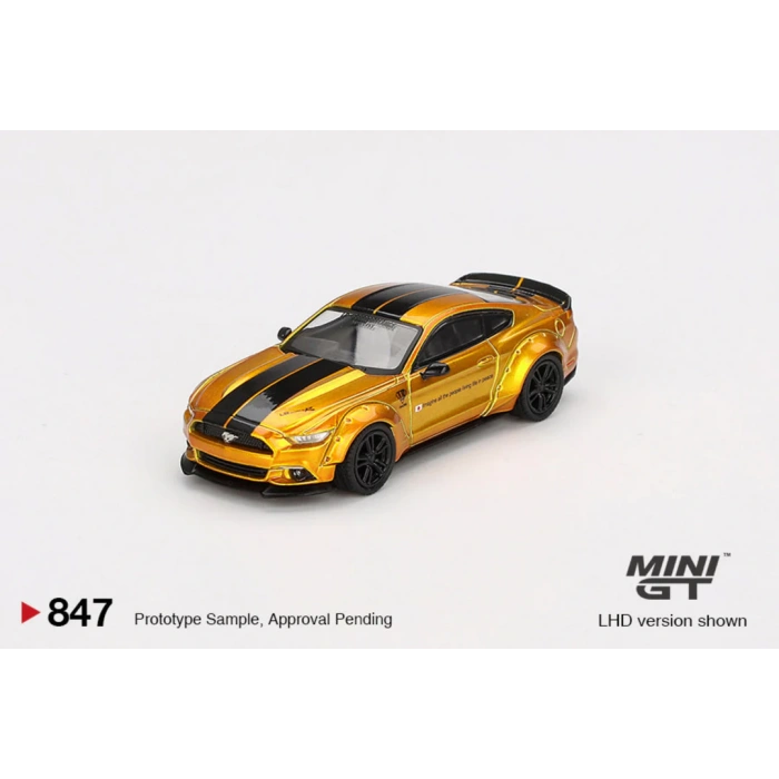 Mini GT 1/64 LB-WORKS FORD MUSTANG LB Gold