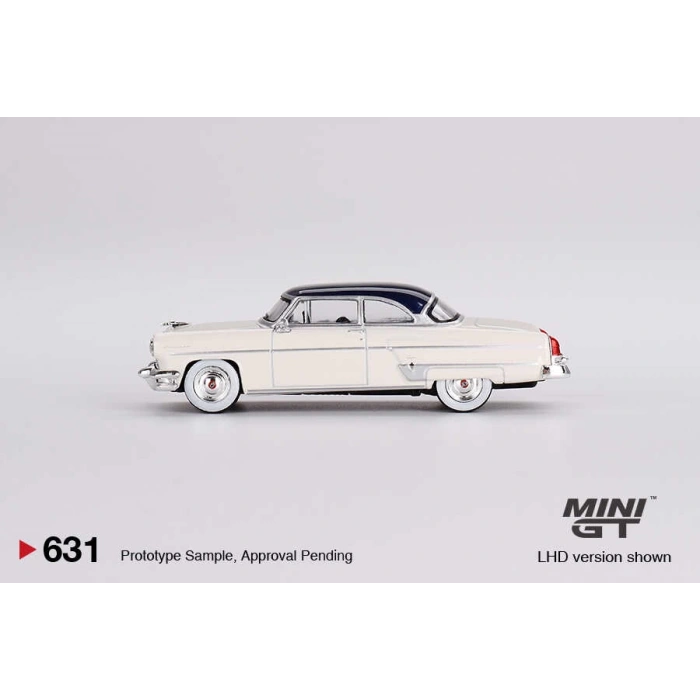 Mini GT MGT00631 1/64 Lincoln Capri 1954 Arctic White / Atlantic Blue