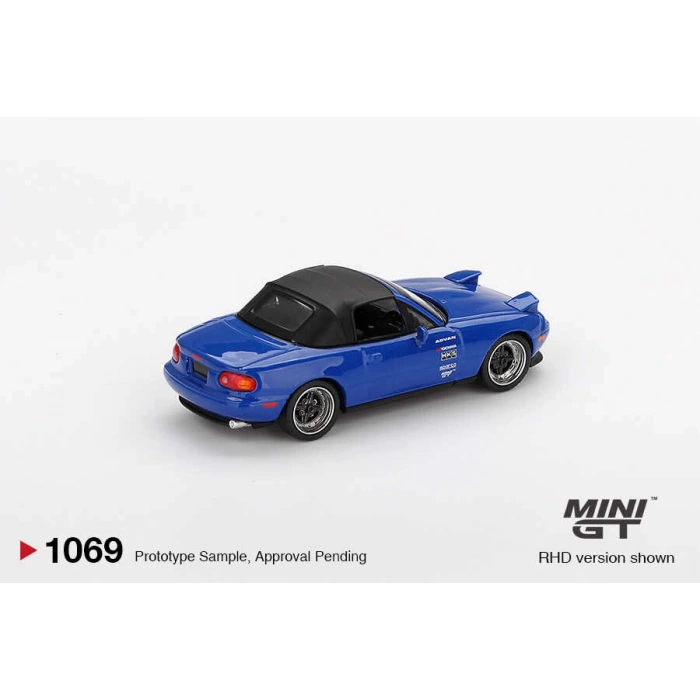 Mini GT 1/64 Mazda Miata MX-5 (NA) Tuned Version Dark Blue MGT01069