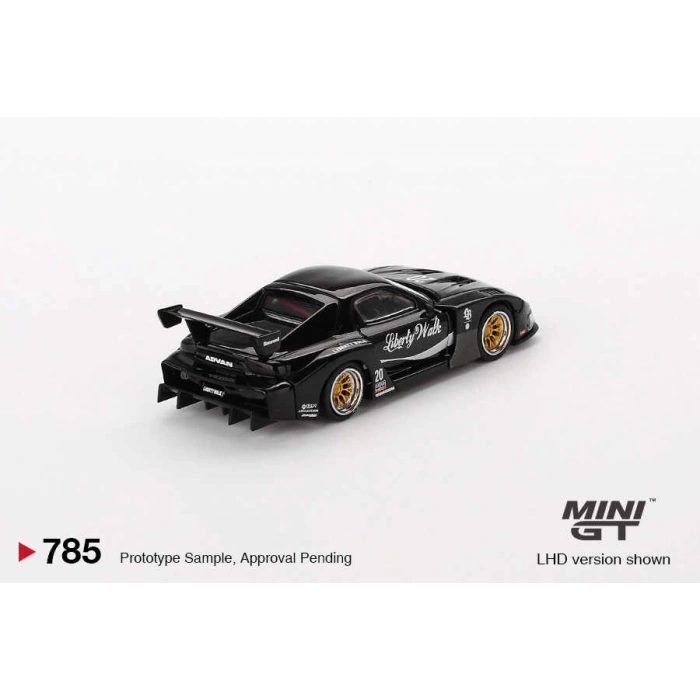 Mini GT 1/64 MAZDA RX-7 LB-Super Silhouette Liberty Walk Black MGT00785