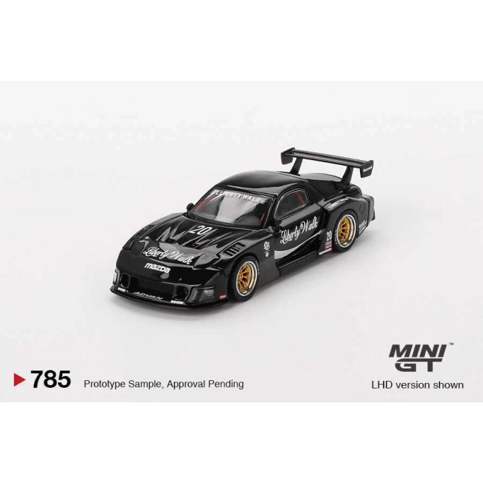 Mini GT 1/64 MAZDA RX-7 LB-Super Silhouette Liberty Walk Black MGT00785