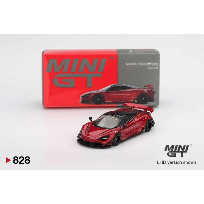 Mini GT 1/64 McLaren 720S LB Works Gem Red