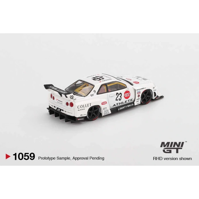 Mini GT MGT01059 1/64 Nissan LB-ER34 Super Silhouette ATHLETE/COLLET