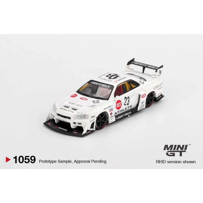 Mini GT MGT01059 1/64 Nissan LB-ER34 Super Silhouette ATHLETE/COLLET