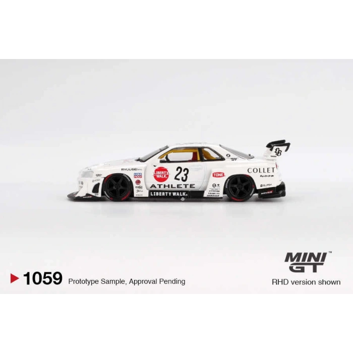 Mini GT MGT01059 1/64 Nissan LB-ER34 Super Silhouette ATHLETE/COLLET