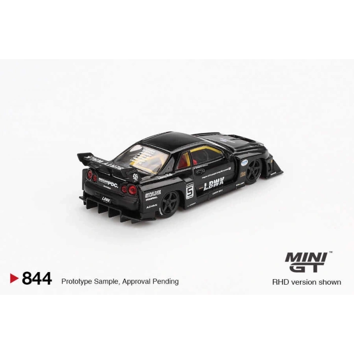 Mini GT MGT00844 1/64 Nissan LB-ER34 Super Silhouette SKYLINE Black