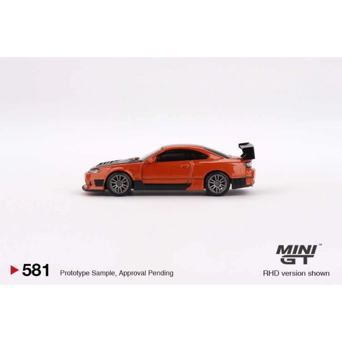 Mini GT 1/64 Nissan Silvia S15 D-MAX Metallic Orange