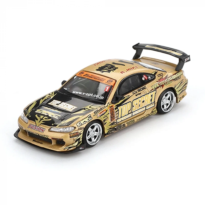 Mini GT 1/64 Nissan Silvia (S15) Top Secret D1GP - Blister Paket MGT00714-BL