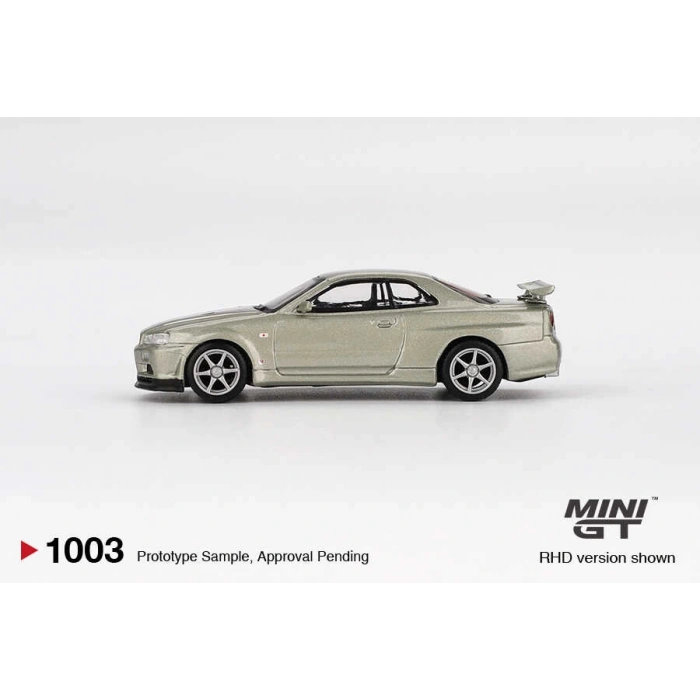 Mini GT 1/64 Nissan Skyline GT-R (R34) V-Spec II Nür Millenium Jade MGT01003