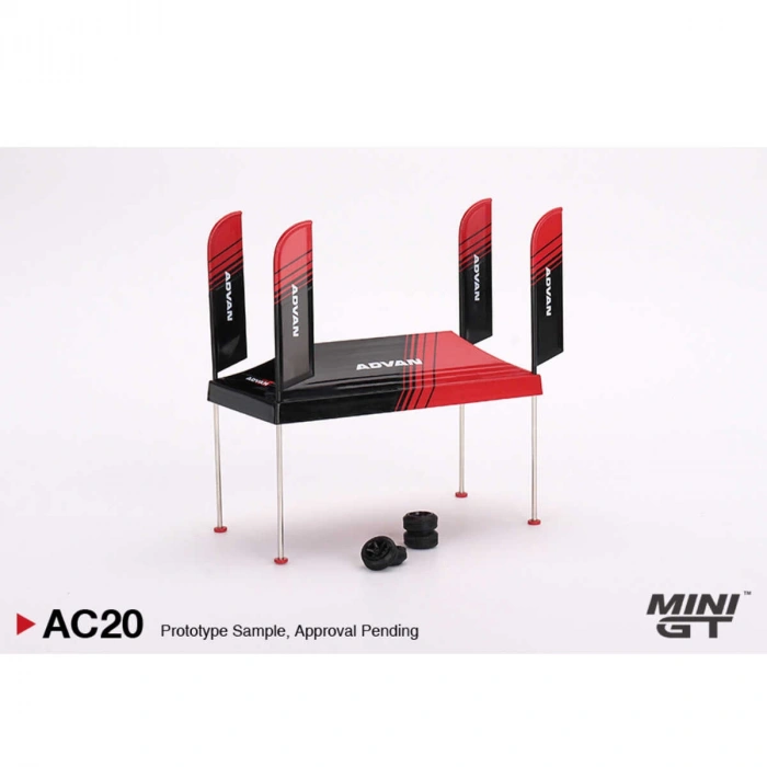 Mini GT 1/64 Paddock Service Tent Set - ADVAN MGTAC20