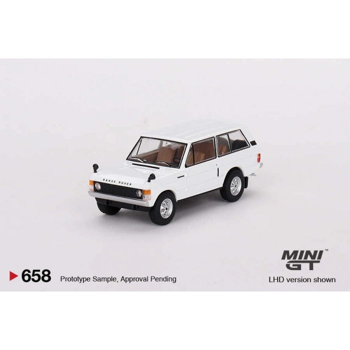 Mini GT 1/64 Range Rover Davos White MGT00658