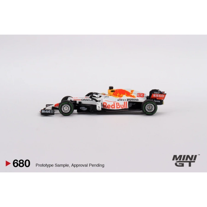 Mini GT 1/64 Red Bull RB16B #33 Max Verstappen 2021 Turkish Grand Prix 2nd Place
